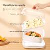 Пароварка для микроволновки Пароварка Контейнер Артефакт для горячих булочек на пару Многослойный контейнер Чаша для риса на пару Многофункциональный Нагрев Специальный