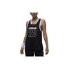 Air 23 Letter Number Color Block V-Neck Breathable Casual Sleeveless Tank Top Women Tops Black FN6688010