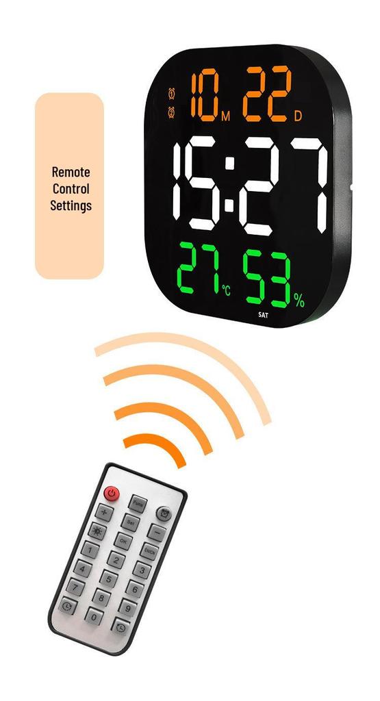 LED Acrylic Decorative Gym Wall Clock with Countdown Timer for Living Room