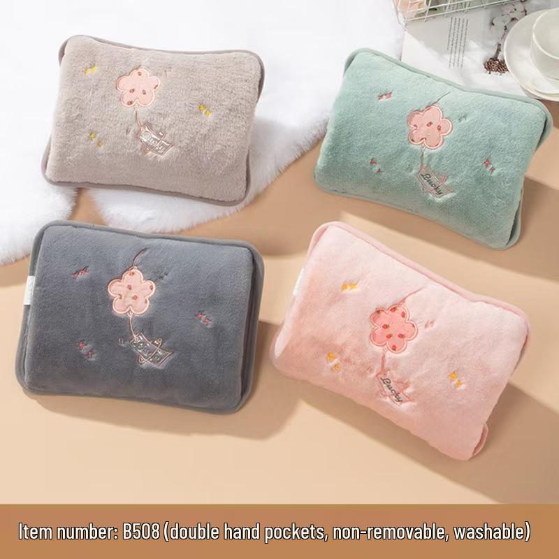 Электрическая грелка: Безопасный, Взрывозащищенный, Автоматическое отключение питания, Двойные прорези для рук, Моющийся, Безопасный для детей