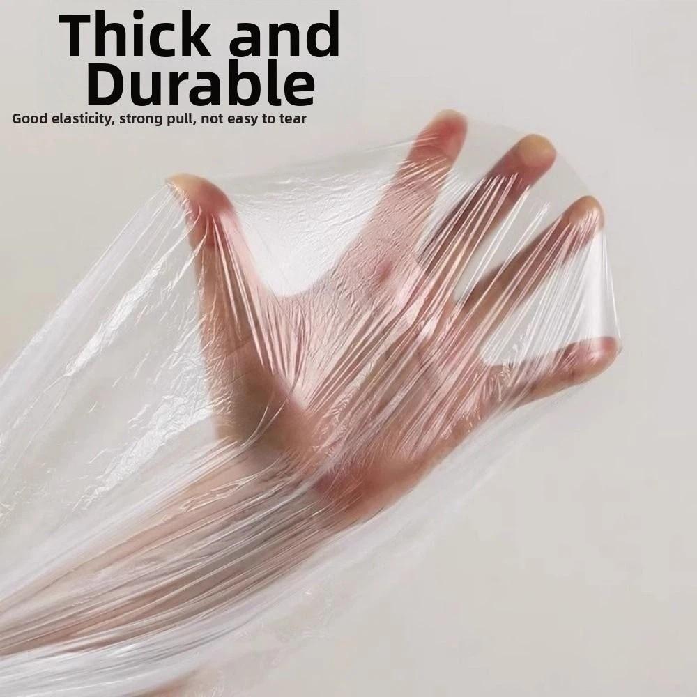 50 шт. Эластичная лента Одноразовая крышка для подноса Растягивающаяся крышка для тарелок и мисок Пакет для сохранения свежести продуктов