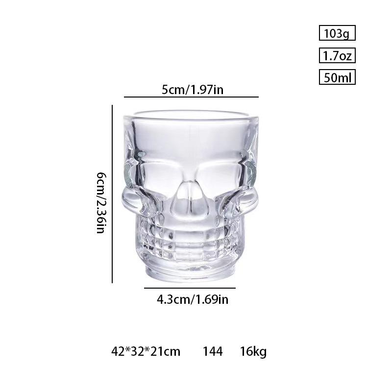 150-201ML Glass Cup for Tiki Creative Elk Cute Reindeer Mug Wine Beer Water Juice Milk Glasses Drinkware Shot Cups New Year Gift