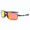New trendy zinc alloy polarized sunglasses, square frame, suitable for men and women, for outdoor activities, cycling, and driving6020