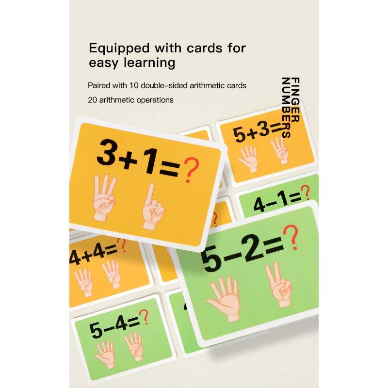 Montessori Math Finger Cognition Addition Enlightenment Early Educational Arithmetic Toy