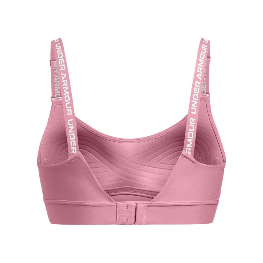 Under Armour Infinity 2.0 Solid Training Medium Intensity Sports Bra Women Underwear Essence-Pink 1384123-697