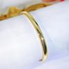 CMM Modern Jewelry European Fashion Sapphire Color Zircon Opening Adjustable Bracelet Bangle Golden Woman All-Match Jewelry Accessories
