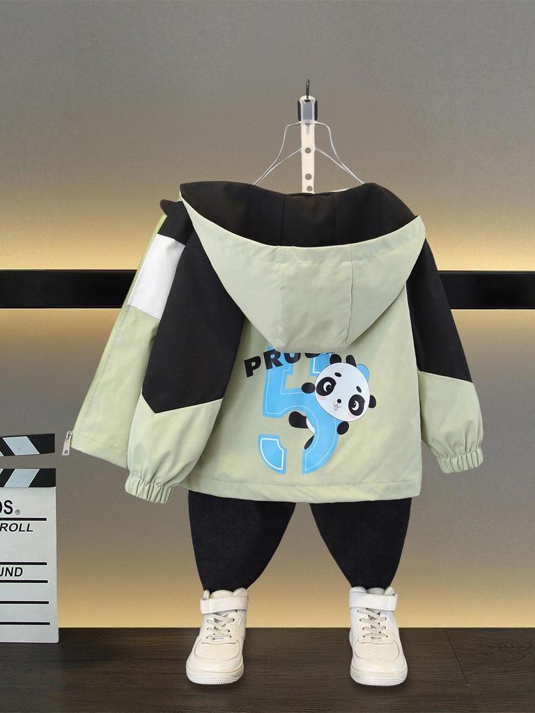 Детский демисезонный ветрозащитный плащ: Коллекция 2025 для мальчиков, возраст 2-11 лет