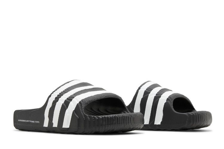 adidas Adilette 22 Черный Основной Белый Облачный