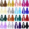80CM Top Quality Side Bang Layered Shaggy Long Curly Heat Resistant Charming Cosplay Wig