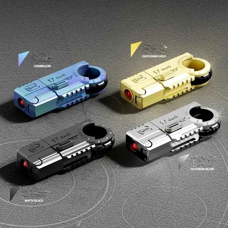 Кольцо пистолет мягкий пулевой пистолет портативный мини 3D декомпрессионный снаряд выброс сплав уличный забавный игрушка мальчик подарок на день рождения игрушки-фиджет