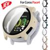 Чехол+Стекло для Coros Pace 4 Защитная рамка для смарт-часов с жестким корпусом Бампер для защиты часов Противоударная/защита от царапин Крышка