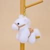 HOT! Cute Zodiac Horse Keychain Plush Toy Kawaii Stuffed Doll Bag Pendant Decoration Backpack Hanging Year Gift