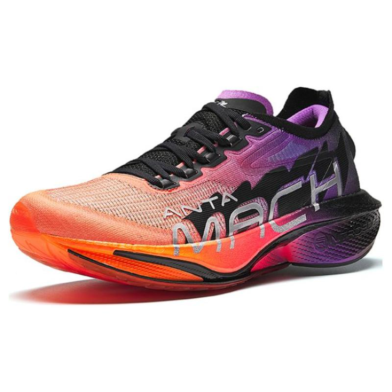 Anta Mach 4 PRO Амортизация Нескользящая Отдача Низкие Тренировочные Беговые Кроссовки Мужские Оранжево-Красные 112425584-9