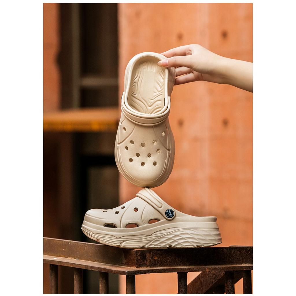 Women's Summer Slippers, Indoor Bathroom, Wear-resistant Couple, Outdoor, Perforated Shoes, Beach Shoes