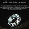 2024 Smart Ring Military Grade Titanium Steel Shell Health Heart Rate Monitor IP68 3ATM Waterproof Multi-sport Modes Ring Smart