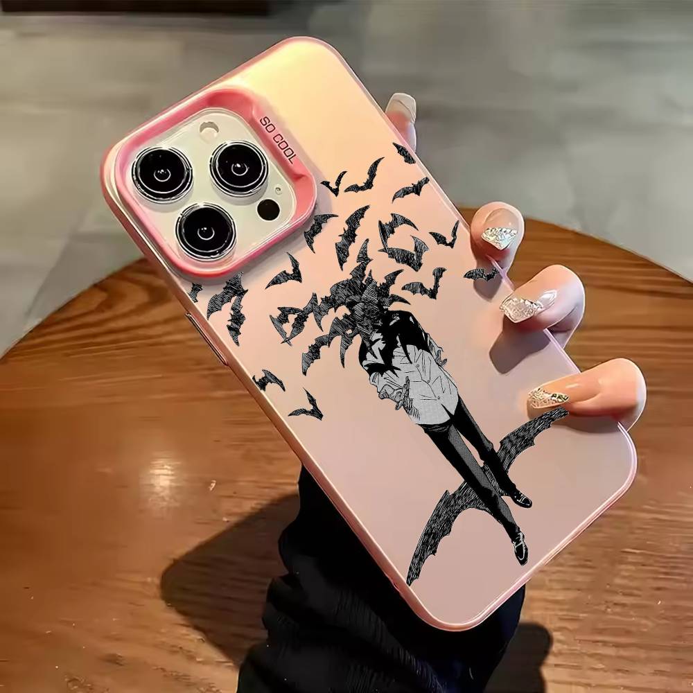 Comic B-Billy Bat Phone Case Color Silver Shell For IPhone 17 16 15 14 13 12 11 Pro Max Plus