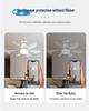 E27 LED Six-Leaf Remote Control Ceiling Fan with Silent Operation for Bedroom or Restaurant
