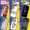 Чехол для телефона с нотами и скрипичным ключом для Samsung Galaxy S24 Ultra S9 S10 S20 FE S21 S22 S23 Plus S25 Ultra Задняя крышка