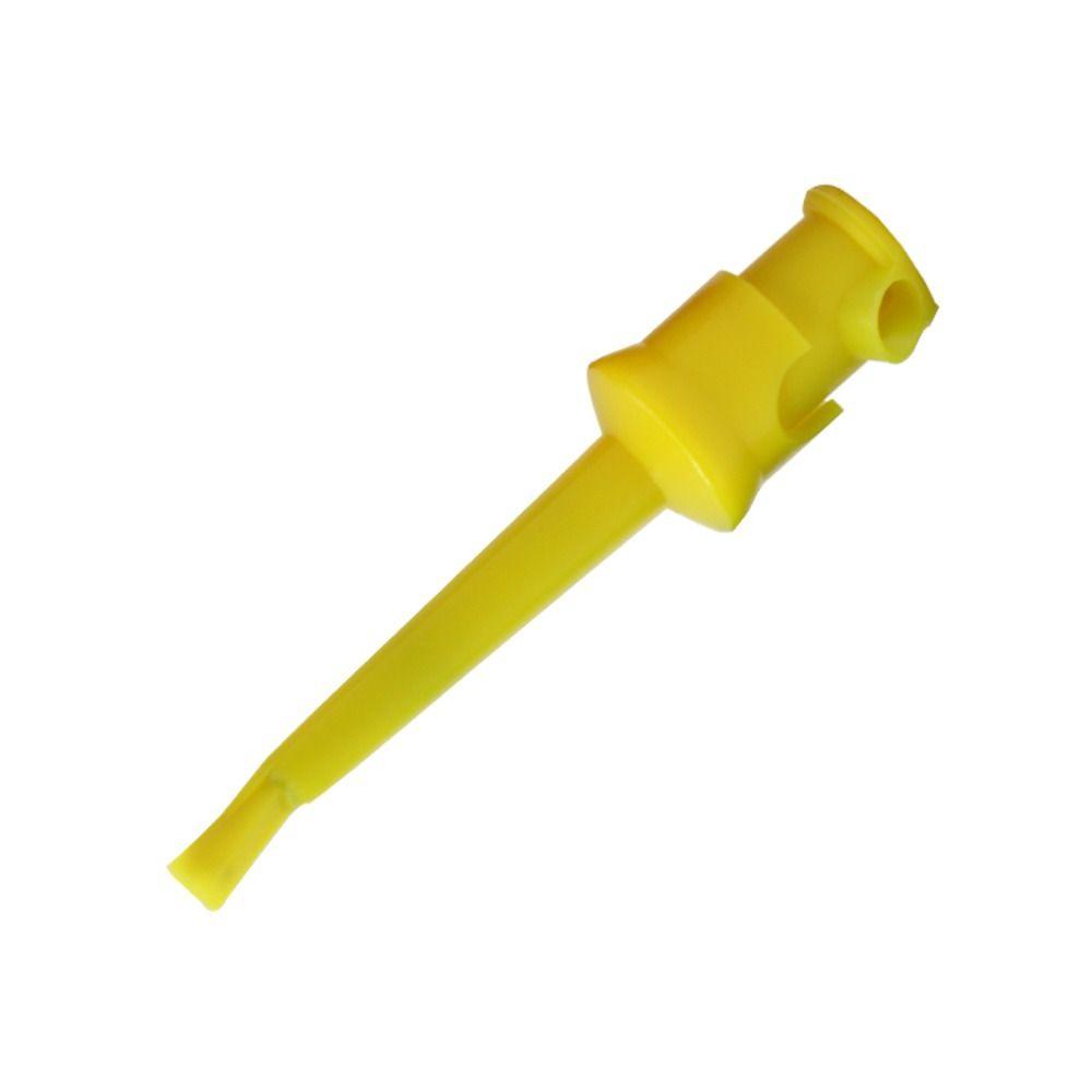 Спаянный нейлоновый медный позолоченный быстрый испытательный крючок инструменты мини-захват для испытательного провода мультиметра