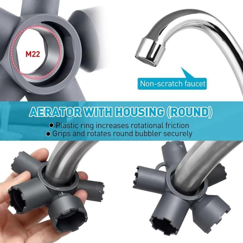 Пластиковый кран аэратор ключ сантехнический фиксированный гаечный ключ 10 в 1 кран гаечный ключ кухня