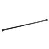 Black Tension Curtain Rod Stainless Steel Adjustable Telescopic Closet Rod for Hanging Clothes