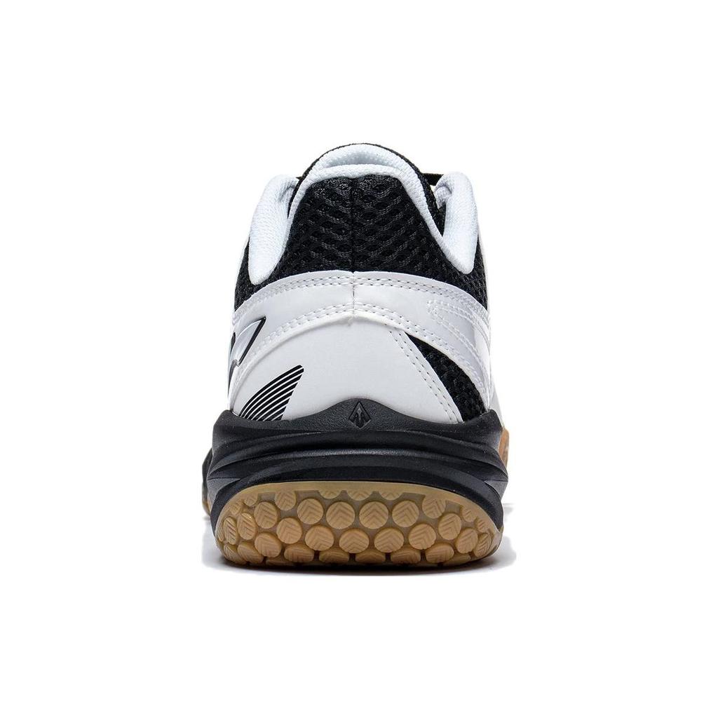 Li-Ning Durable Breathable Low-Top Badminton Shoes Unisex Shoes White Black AYTT025-1