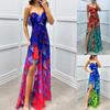 Women's New Party Mesh Tube Top Dress Casual Print