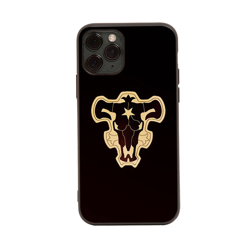 Чехол WD2 Black Clover Black Sofe для iPhone 16 15 Plus 14 13 Pro 8 SE XR XS Max P30 Nova 5T Y5P Y6 Y7 Y8P Y9 Realme C30 C33 C31 VIVO Y36 V27