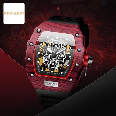 Часы мужские лучшие брендовые роскошные часы автоматические вырезные станки стол Miller модные мужские спортивные часы