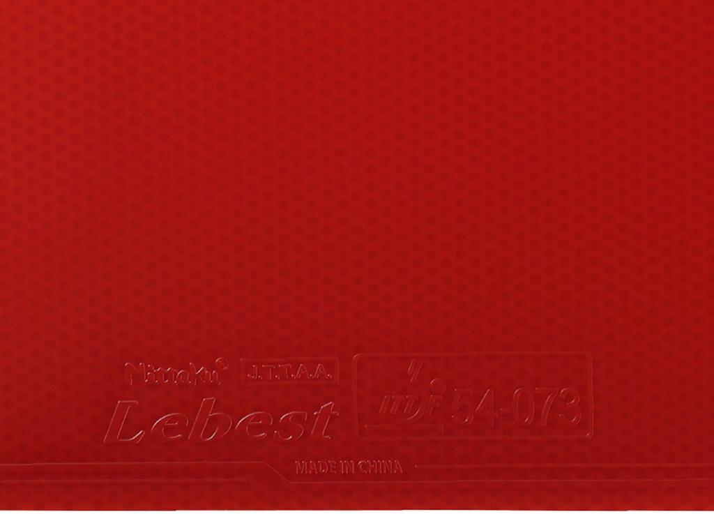 Nittaku Table Tennis NR8600 Rubber, Control-Type Back-Soft, Beginner's, Revest, Red, Thin,