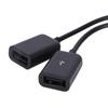1pc 2 In 1 To Dual USB Female USB Converter Extension Splitter Hubs Male To USB Female OTG Adapter