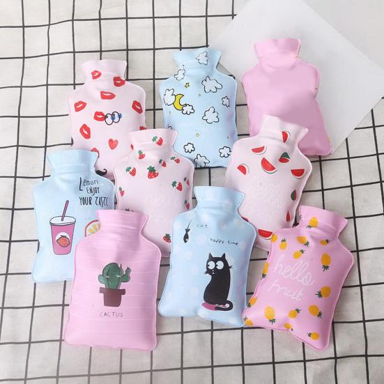 2 шт., грелка, ПВХ высокой плотности, хорошее уплотнение, утолщенный внутренний резервуар, надежное сохранение тепла, грелка, грелка