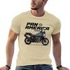 HD Pan America 1250 - Серая футболка графические футболки летние топы быстросохнущие аниме вещи мужские белые футболки