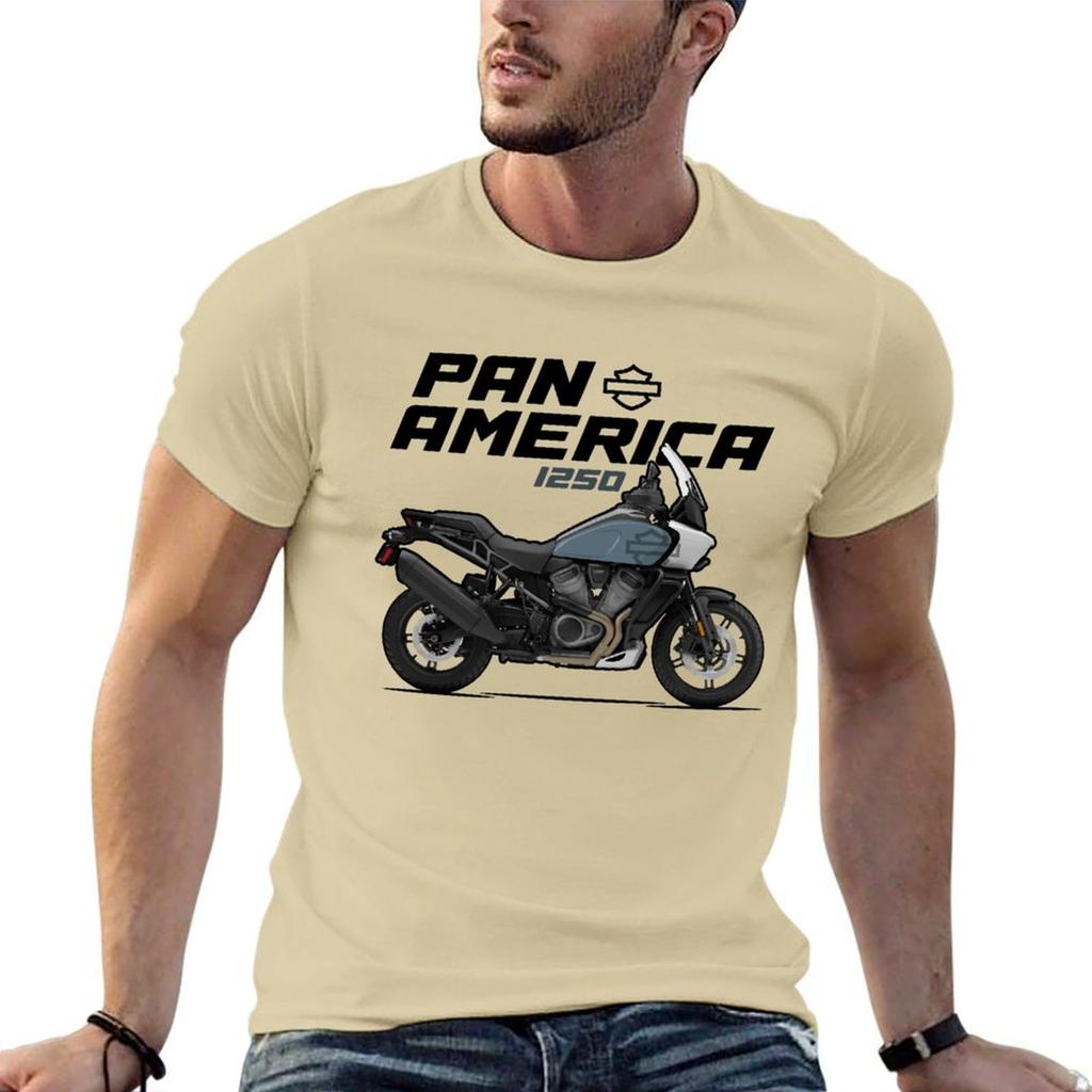 HD Pan America 1250 - Серая футболка графические футболки летние топы быстросохнущие аниме вещи мужские белые футболки