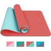 Yoga Mat - Orange - 183x61x0.6 Cm - Recyclable TPE - Non-slip - Thickness 6 Mm