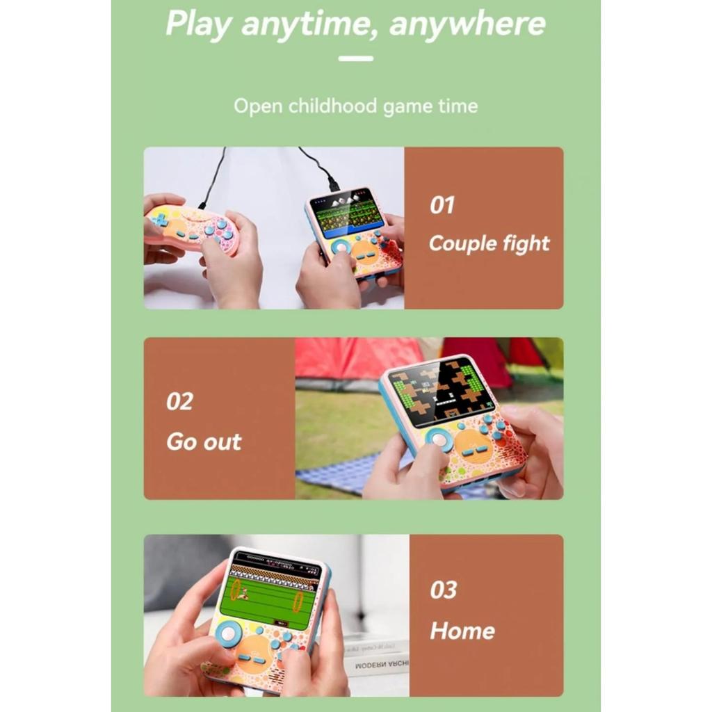 Игровая консоль G6 новейшая Macaron большая емкость портативный внешний аккумулятор ручная ретро игрушечная игровая консоль