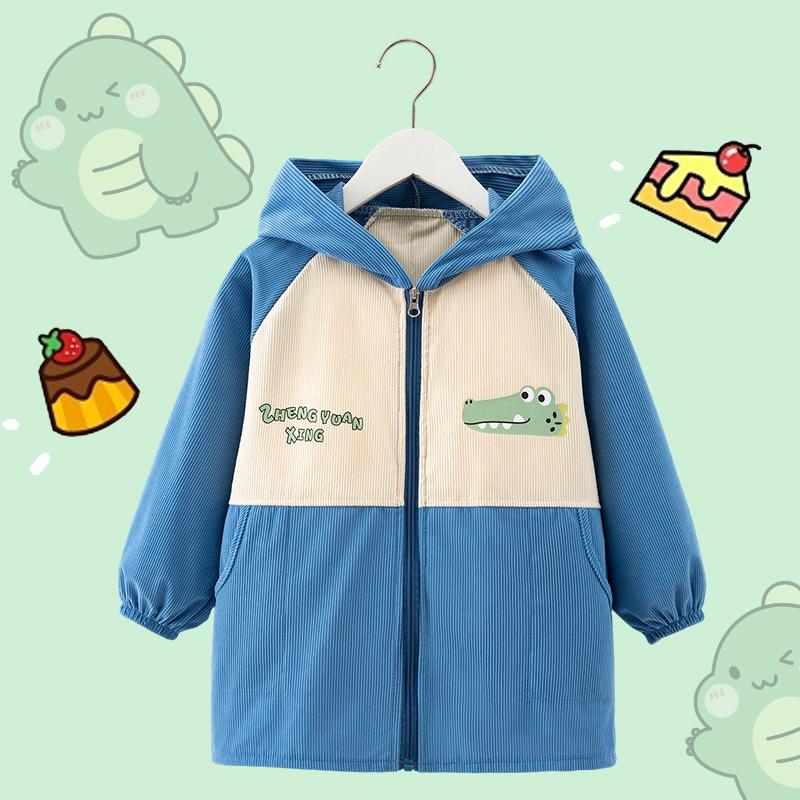 Детский комбинезон-пуховик среднего и большого размера - Водонепроницаемый, грязеотталкивающий, осенне-зимний, детский сад, верхняя одежда, фартук для мальчиков