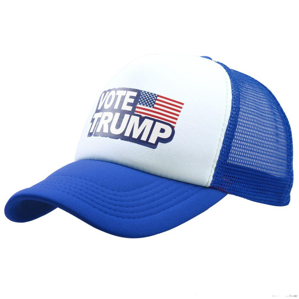 Trump Vote Presidential Election Retro Summer Truck Adult Net Hats Unisex Cap