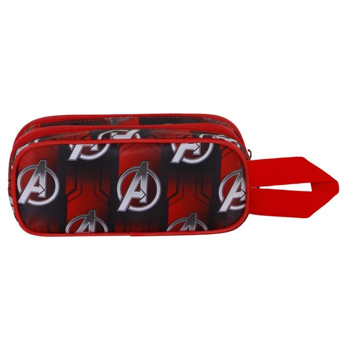 Trousse Double 3D - Avengers Almighty - Rouge - Taille Unique