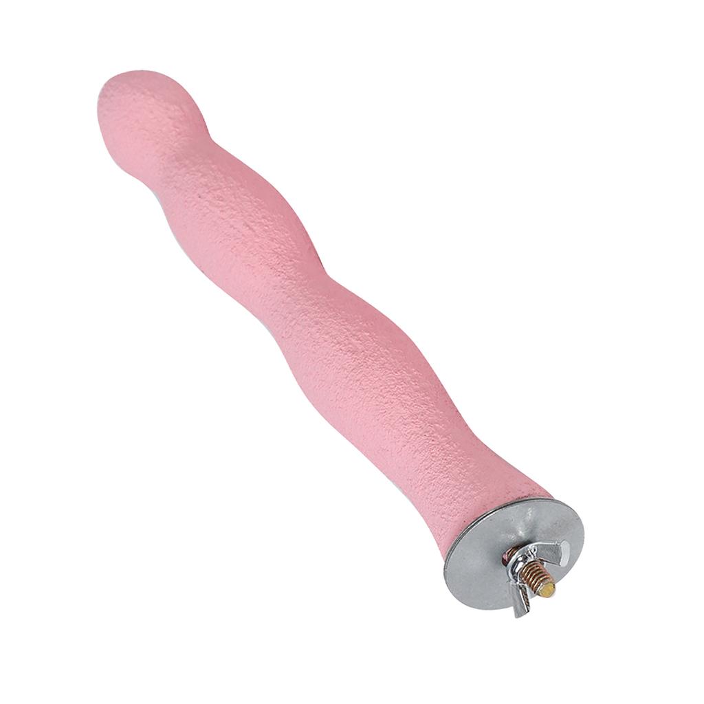 Bird Claw And Beak Grinding Bar Standing Stick Cage Parrot Toy Scrub Station Rod(Large )