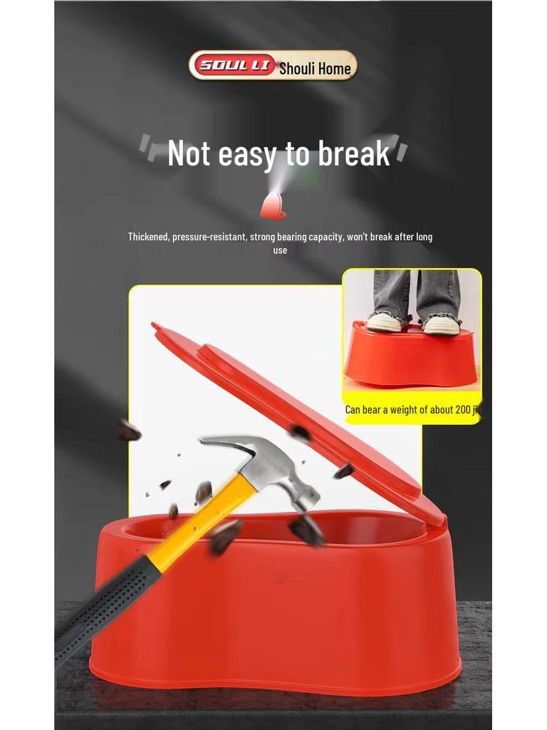 Переносной временный туалет для строительной площадки: Прочный пластиковый писсуар для приседаний