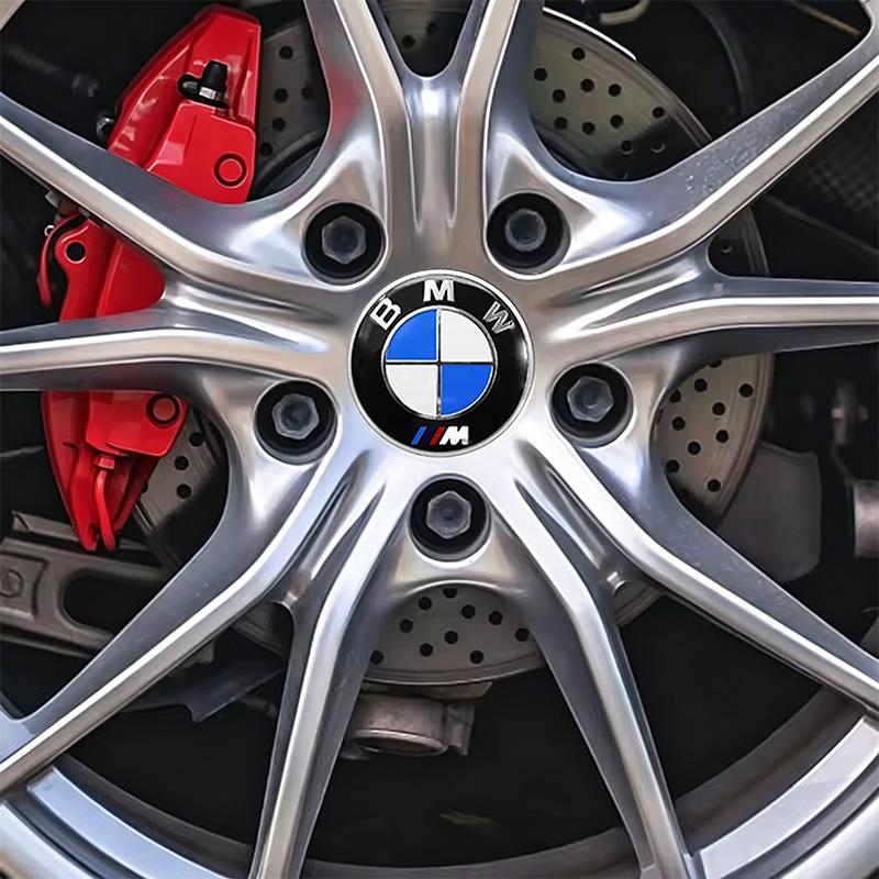 For BMW E30 E38 E39 E46 E60 E61 E90 X1 X3 X4 X5 X6 E70 E83 X5 F10 F30 F32 4pcs 56mm 65mm Car Wheel Center Hub Cap Stickers