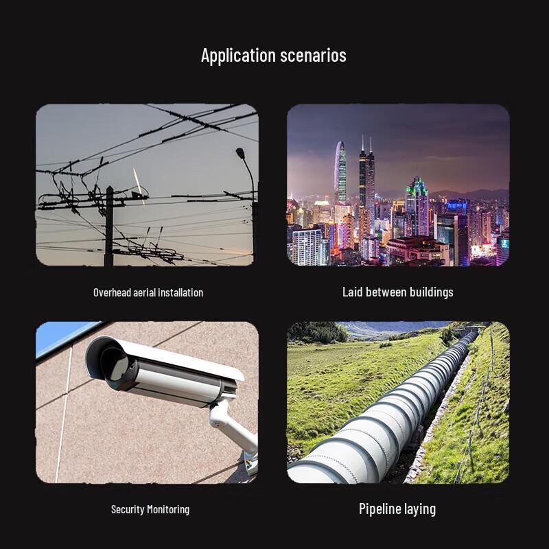 HOPECENT Armored Outdoor Single-Mode Fiber Optic Cable