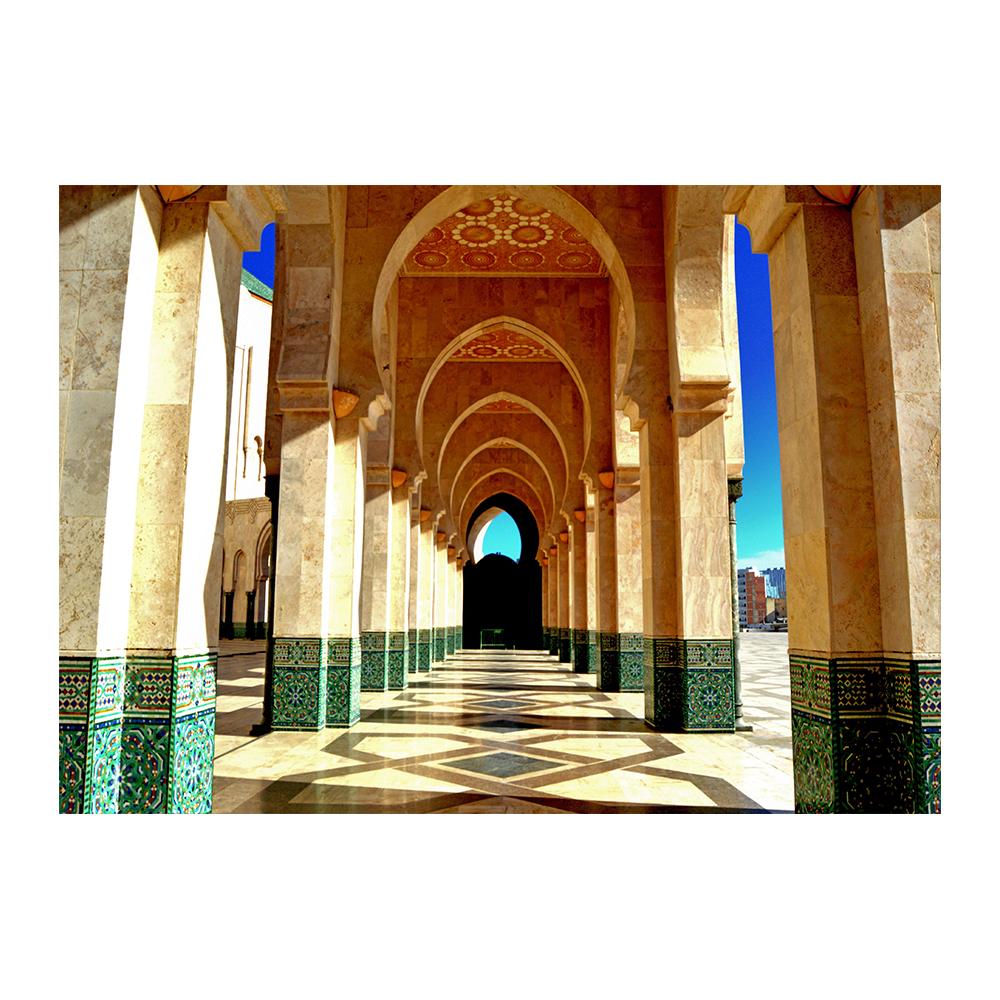 Исламская каллиграфия, холст, картина, Аллаху Акбар, Кааба, священное место, мечеть, плакаты и принты, настенное искусство, декор для гостиной