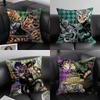 Чехол для подушки J-JoJo B-Bizarre Adventure Домашний Общежитие Спинка стула Короткий плюш Двусторонняя печать Офис Подушка для сна