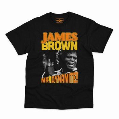 James Brown Mr Dynamite T-Shirt and Kids Tshirt - Classic Heavy Cotton