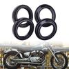 4 Pieces Motorcycle Front Fork Damper Oil Seal And Dust for