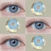 FUNSACHY Brown Korean Lenses Colored Contact Lenses For Eyes Fashion Lens Beautiful Pupil Yearly Use Natural Gray Eye Contacts
