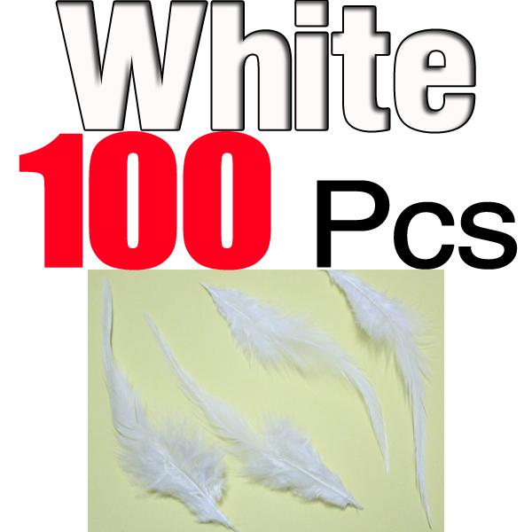 MNFT 100pcs Dyed Nature Pheasant Saddle Feather Hair Fly Tying Hackle Material Ginger Blue Cream White Rose Red Multiple Colors