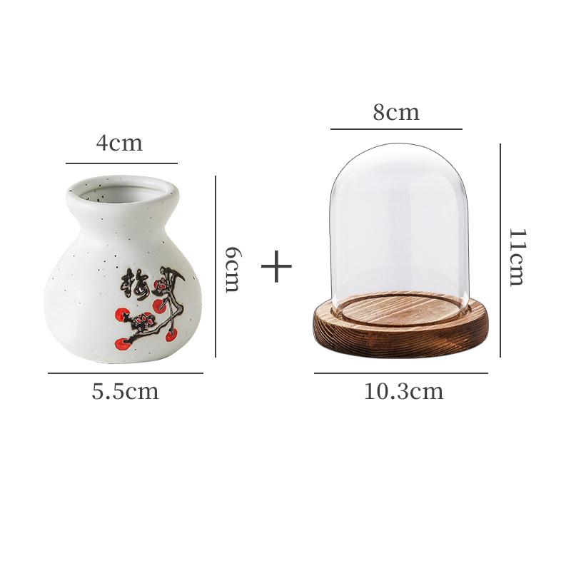 Высококачественная керамическая коробка для зубочисток, ретро-контейнер для хранения ватных палочек, стеклянная крышка, простой домашний кухонный настольный держатель для зубочисток, диспенсеры